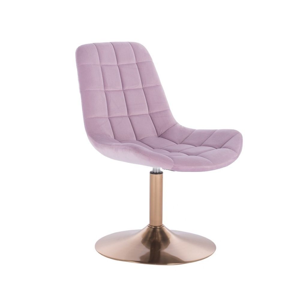 Židle PARIS na zlatém talíři - fialový vřes