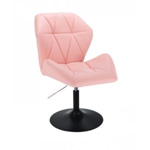 Židle MILANO MAX na černém talíři - růžová