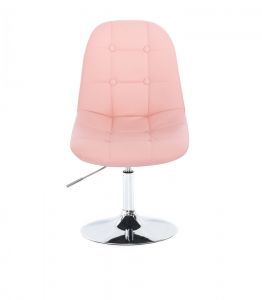 Židle SAMSON na stříbrném talíři - růžová