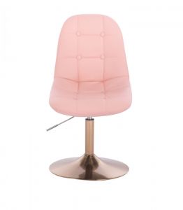Židle SAMSON na zlatém talíři - růžová