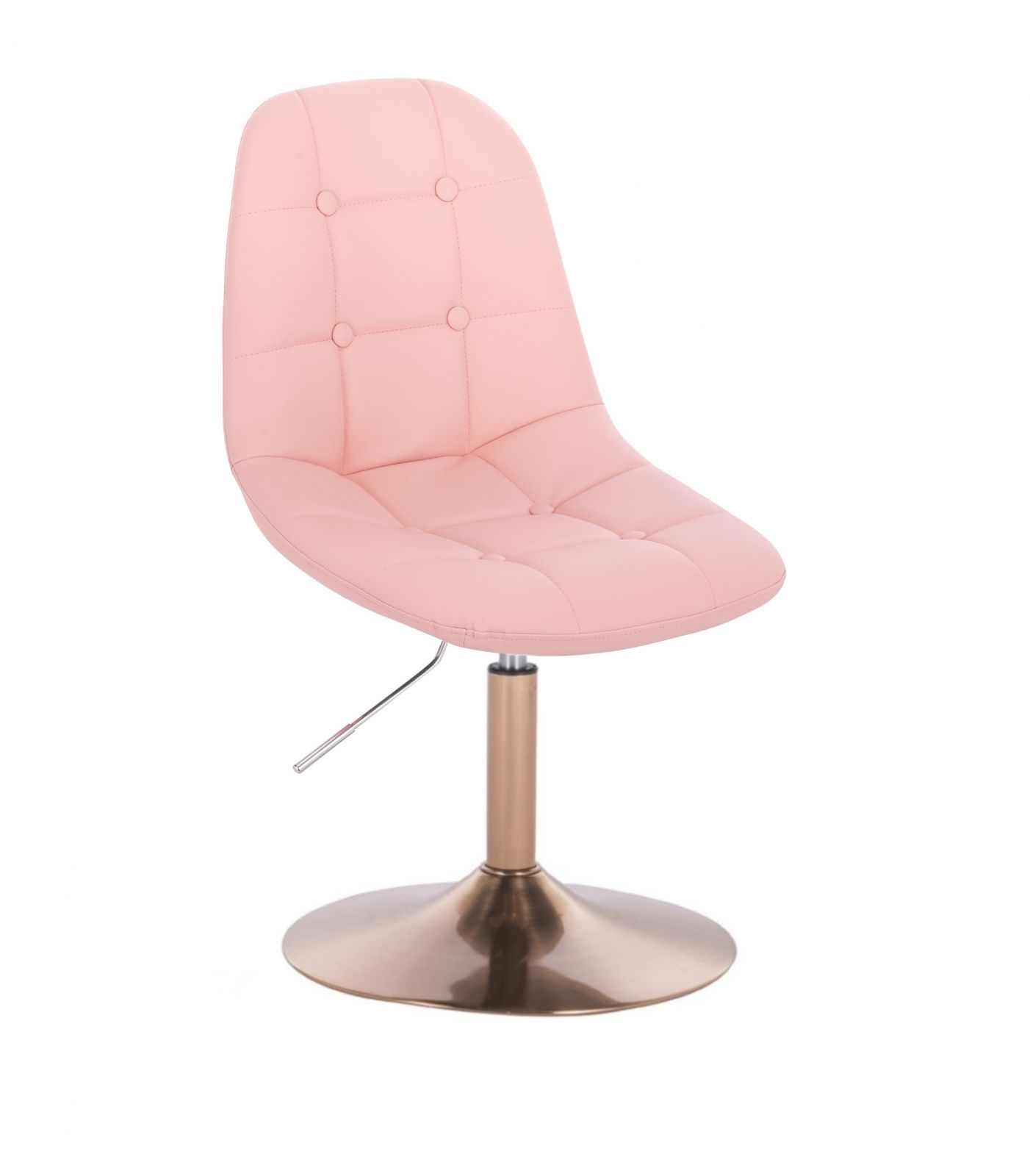 Židle SAMSON na zlatém talíři - růžová