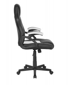 Herní židle Racer CorpoComfort BX-2052 - černobílá