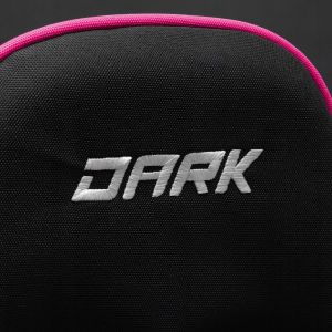 Herní židle DARK - látka černorůžová