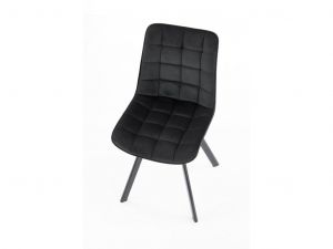 Jídelní židle ORLEN VELUR - černá