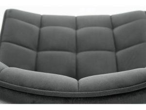 Jídelní židle ORLEN VELUR - tmavě šedá