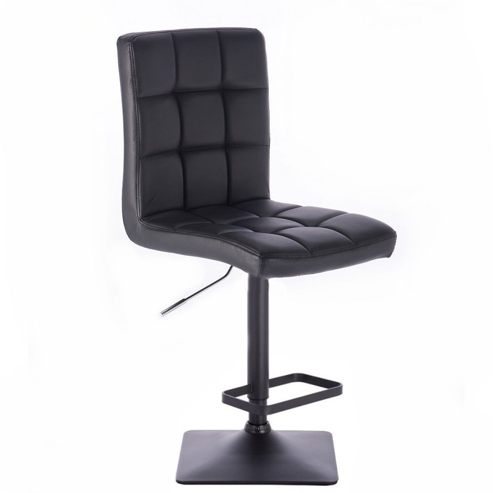 Nabízíme široký sortiment židlí a křesel, herní ži Barová židle TOLEDO na černé podstavě - černá LuxuryForm